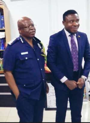 IGP James Oppong-Boanuh and Dr Da Costa Aboagye
