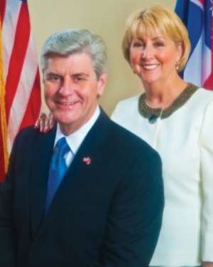 U.S. Governor Of The State Of Mississippi Builds Trade Links With Ghana
