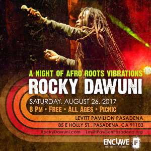 Afro Roots Vibrations With ROCKY DAWUNI At Levitt Pavilion Pasadena!