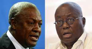 Tell Akufo-Addo that the E-blocks that are standing, he's a disgrace to our national reputation – Mahama blasts Akufo-Addo