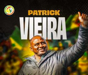 Patrick Vieira appointed Senegal head coach