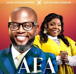 Exciting Alex Acheampong teams up with Celestine Donkor on new gospel single ‘Afa’