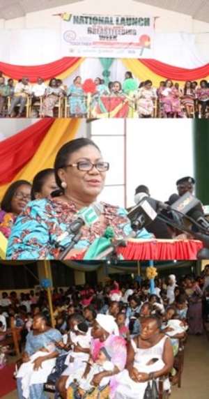 Help create conducive environment for breastfeeding - First Lady
