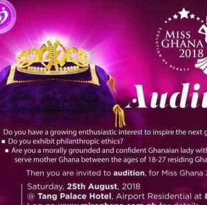 Miss Ghana 2018 Set for Auditions