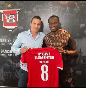 Ghana Striker Raphael Dwamena Seals Transfer To Danish Club Vejle Boldklub