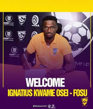 Official: Ignatius Osei-Fosu signs three year deal with Medeama SC as new head coach