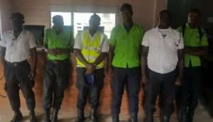 Six KMA guards arrested for extortion   2 in custody, 4 escape