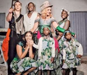Madonna Shares Birthday Photograph With Her Six Kids!