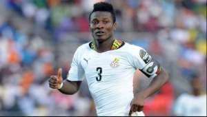 Ghana striker Asamoah Gyan