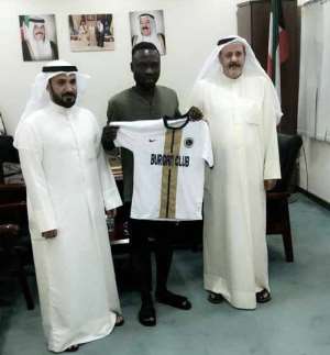 OFFICIAL: Kuwait Side Burgan SC Signs Former Aduana Stars Forward Bright Adjei
