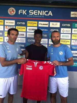 Edmund Addo Completes Slovakian FC Senica Move