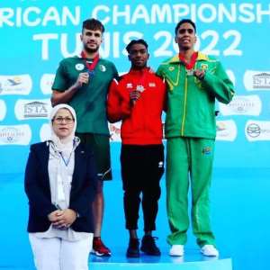 Abeiku Jackson adds gold to silver medal at the CANA Senior African Swimming Championships in Tunis