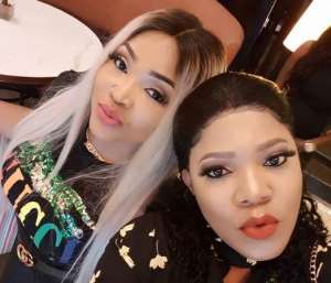 Nollywood Actress, Toyin Abraham Steps out with Mercy Aigbe