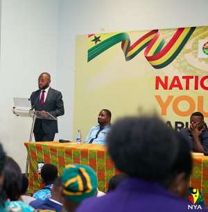 NYA CEO Osman Ayariga calls for greater youth inclusion at National Youth Parliament mock sitting
