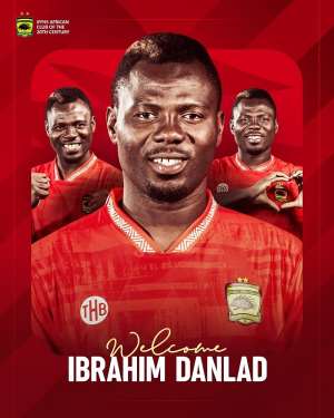 We are happy to add Ibrahim Danlad to our competitive squad – Kotoko director of football Stanley Menzo