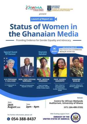 New AWMA Report To Highlight Status Of Women In Ghanaian Media
