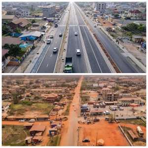 Akufo-Addo commissions School Junction-Borteyman-Motorway project