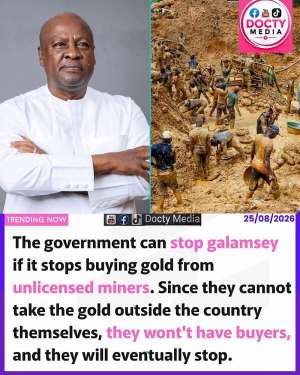 Galamsey is not a problem; it is a decision
