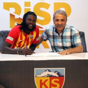 Emmanuel Adebayor Joins Turkish Side Kayserispor On A One Year Deal