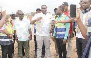 Agbodza unhappy with slow pace of Tema-Dawhenya road rehabilitation