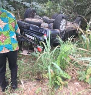 Amissah Arthurs Convoy Involved In An Accident