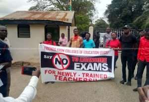Wild Protests Hit Kumasi Against Teacher Licensing Exam