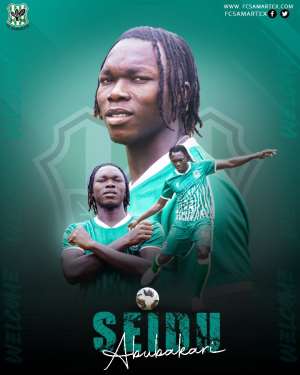 FC Samartex announce the signing of talented attacker Seidu Abubakari