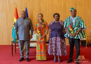 Mahama swears in Ayariga, Zanetor Agyeman-Rawlings as ministers
