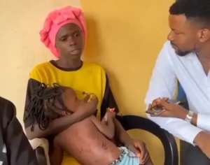 Man arrested for flogging two-year-old daughter after she failed to greet him