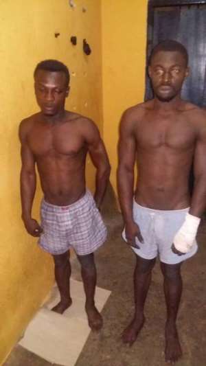 Two suspected armed robbers arrested in Takoradi
