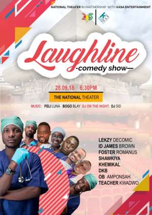 LAUGHLINE Comedy Show Set To Light Up The National Theatre On September 28