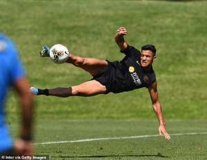 Alexis Sanchez Starts Training With Inter Milan