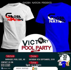 Gagba Nation Victory Party Sets to Roll on September 8