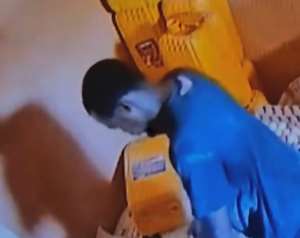 Employee allegedly caught on CCYV stealing baking ingredients from warehouse after closing