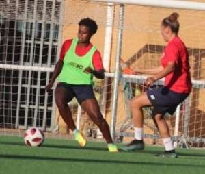 Princella Adubea Elated After Partaking In First Training At Club De Huelva