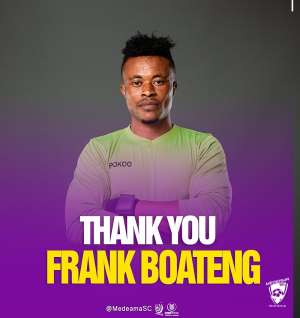 Medeama SC terminate contract of Frank Boateng after error in MTN FA Cup semi-final