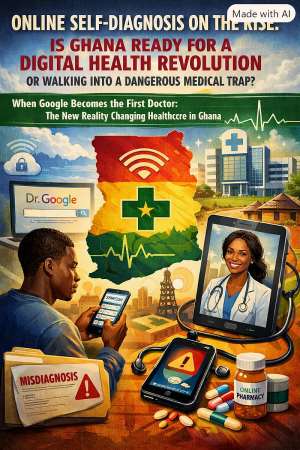 When Google becomes the first doctor, Ghana must ask a difficult question: Are we embracing a healthcare revolution or creating a dangerous generation of self-diagnosed patients? Technology can save lives, but misinformation can also destroy them.