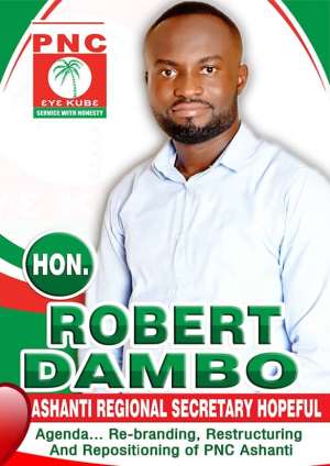 Robert Dambo To Contest PNC Ashanti Regional Secretary Position