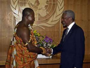 Asantehene Mad At Kofi Annan?