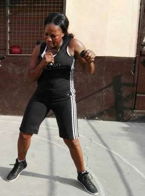 Yarkor Chavez Annan, Ghanas First Lady In Boxing Not Given Up