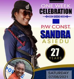 Damongo: One week celebration of slain Police woman slated for Saturday