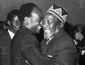 Moments of happiness, Nkrumah, and Kenyatta