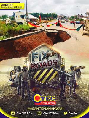OTEC FM In Kumasi Begins Operation Fix Our Roads Campaign