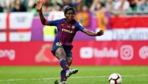 Nigerian Striker Oshoala Scores Hat-Trick For Barcelona Femeni Pre-Season Friendly