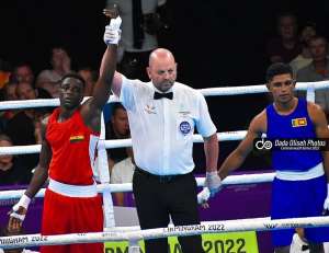 Abraham Mensah through to gold medal chase at Commonwealth Games