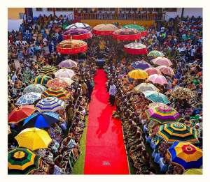 Otumfuo at Oguaa Fetu Afahye