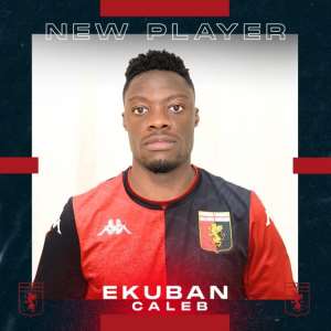 Serie A side Genoa FC confirm Caleb Ekubans signing on a four-year deal