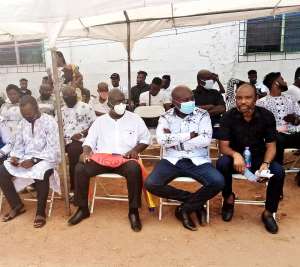 PHOTOS: Hearts Of Oak Mourns With Benjamin Afutu As Mom Is Laid To Rest