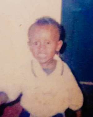 Jibril Mohamed childhood photo