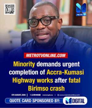 Minority Calls for Urgent Safety Measures on Accra-Kumasi Highway After Birimso Crash